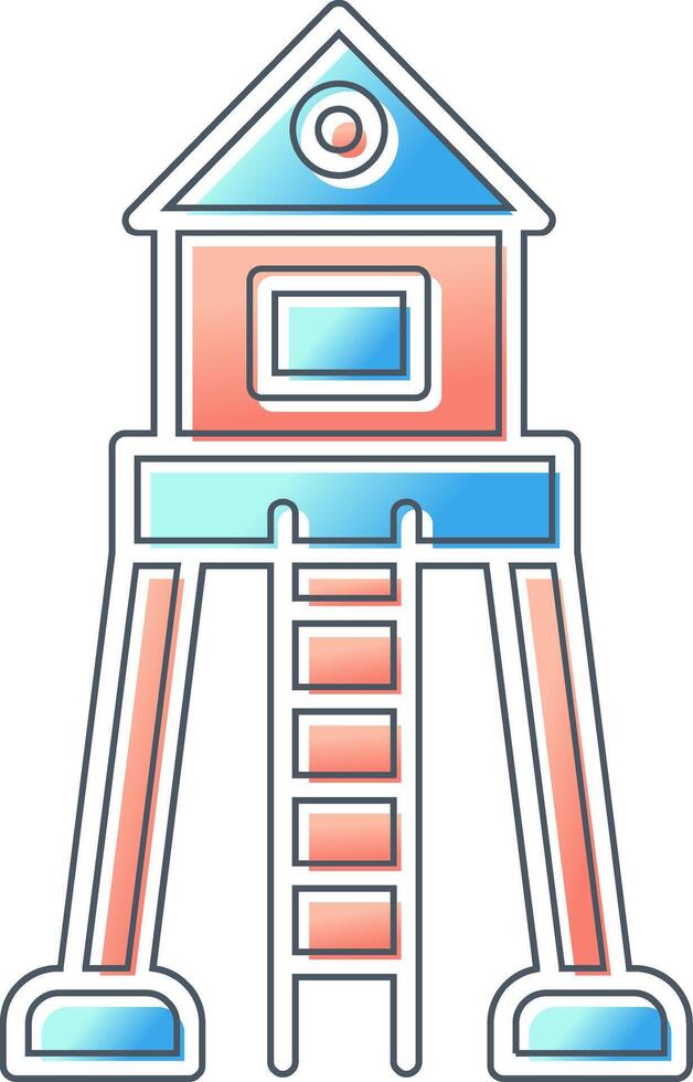 Military Tower Vector Icon