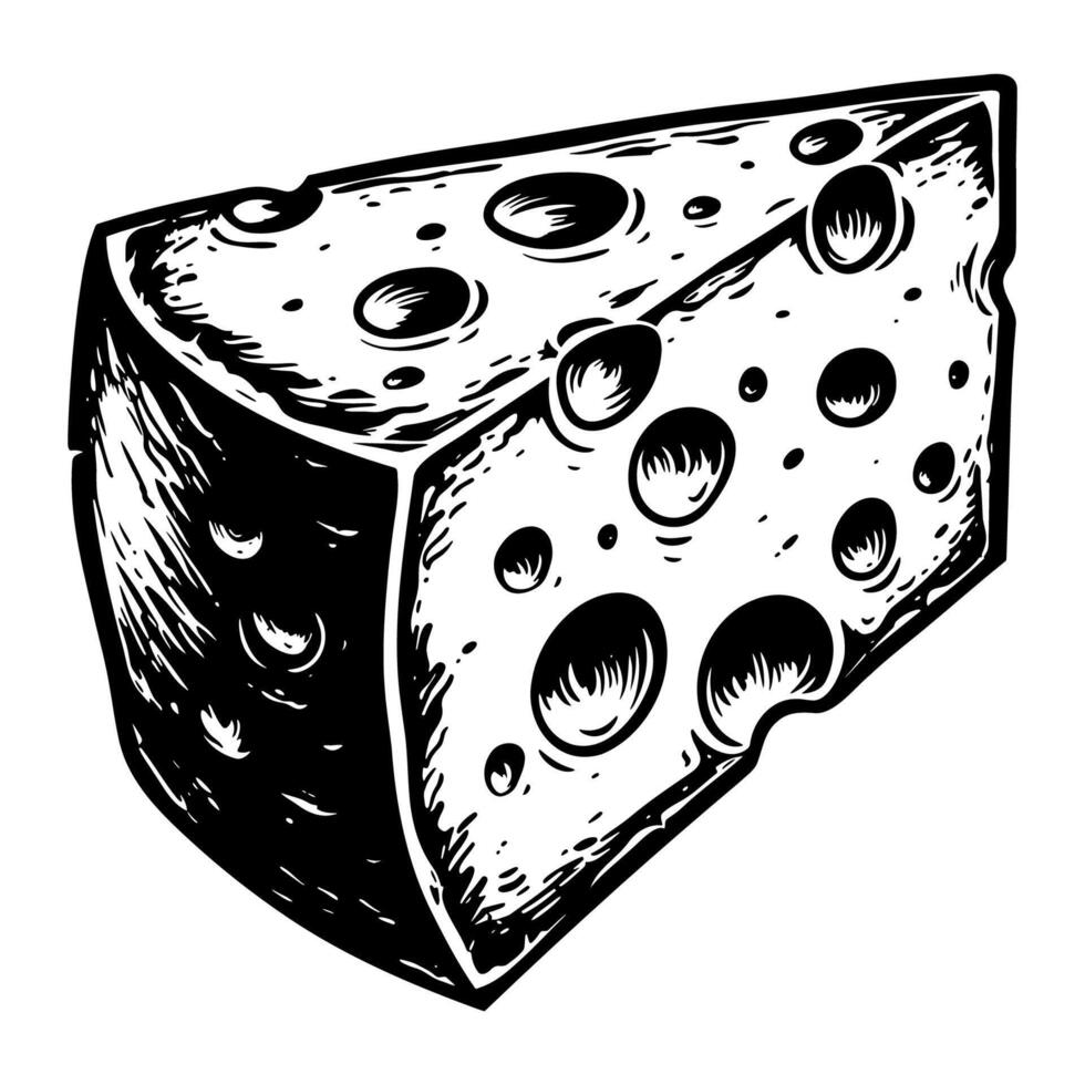 AI generated Simple Cheese Logo. Vector Illustration