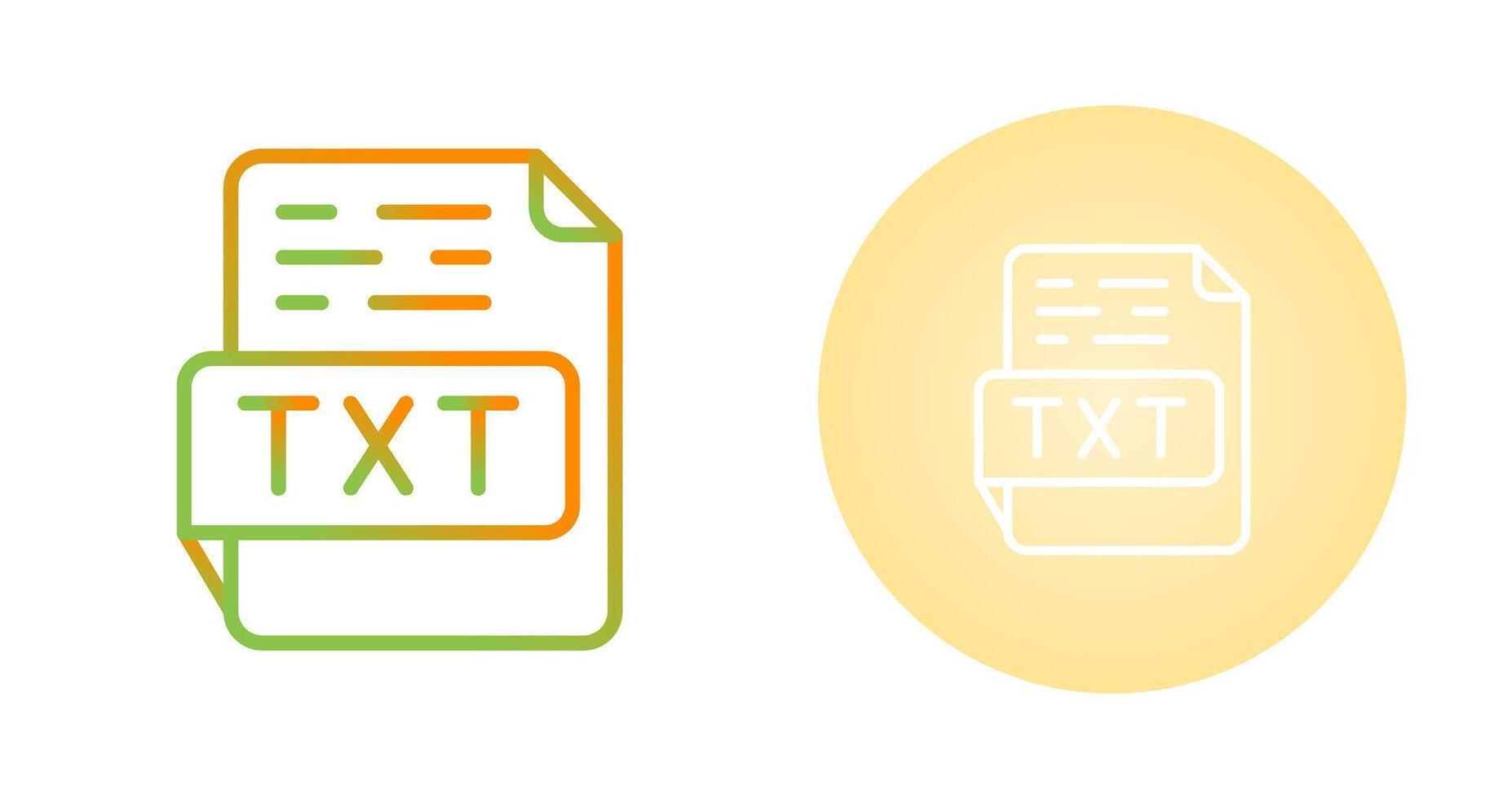 TXT Vector Icon