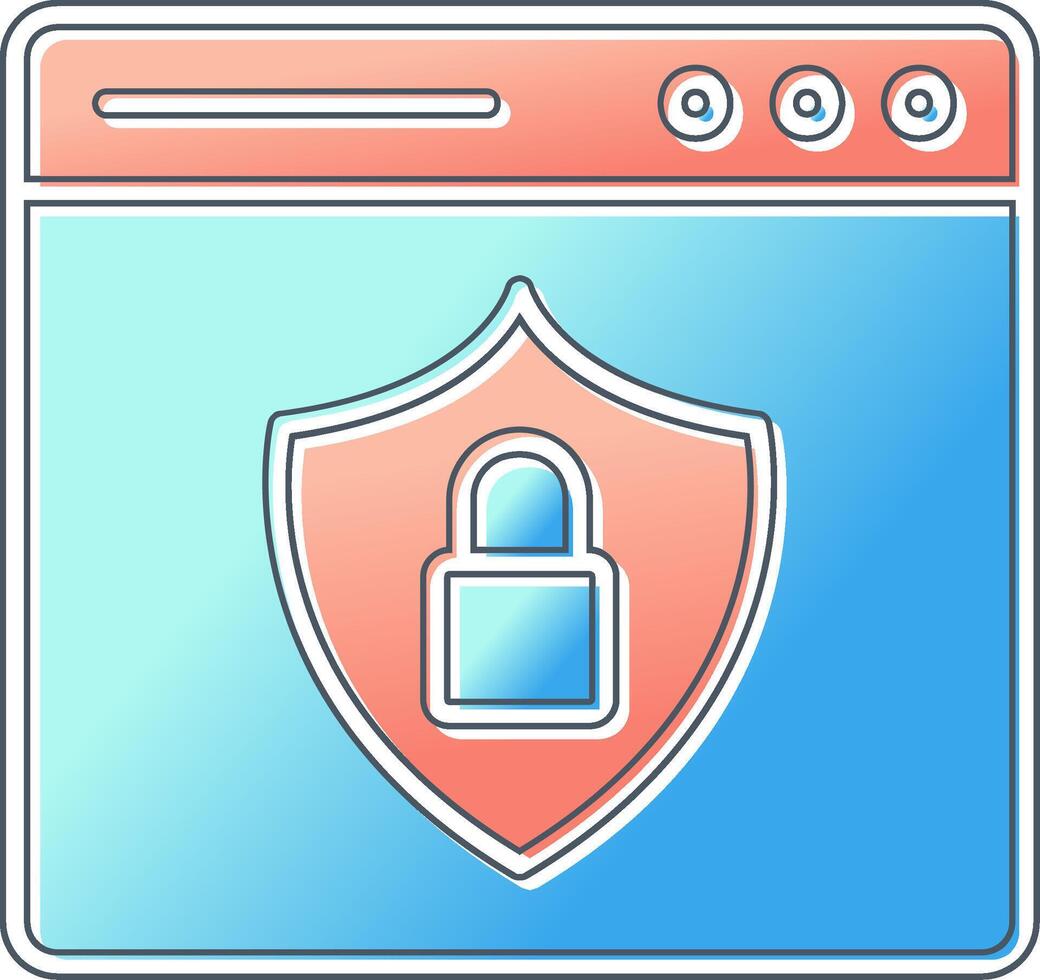 Web Security Vector Icon