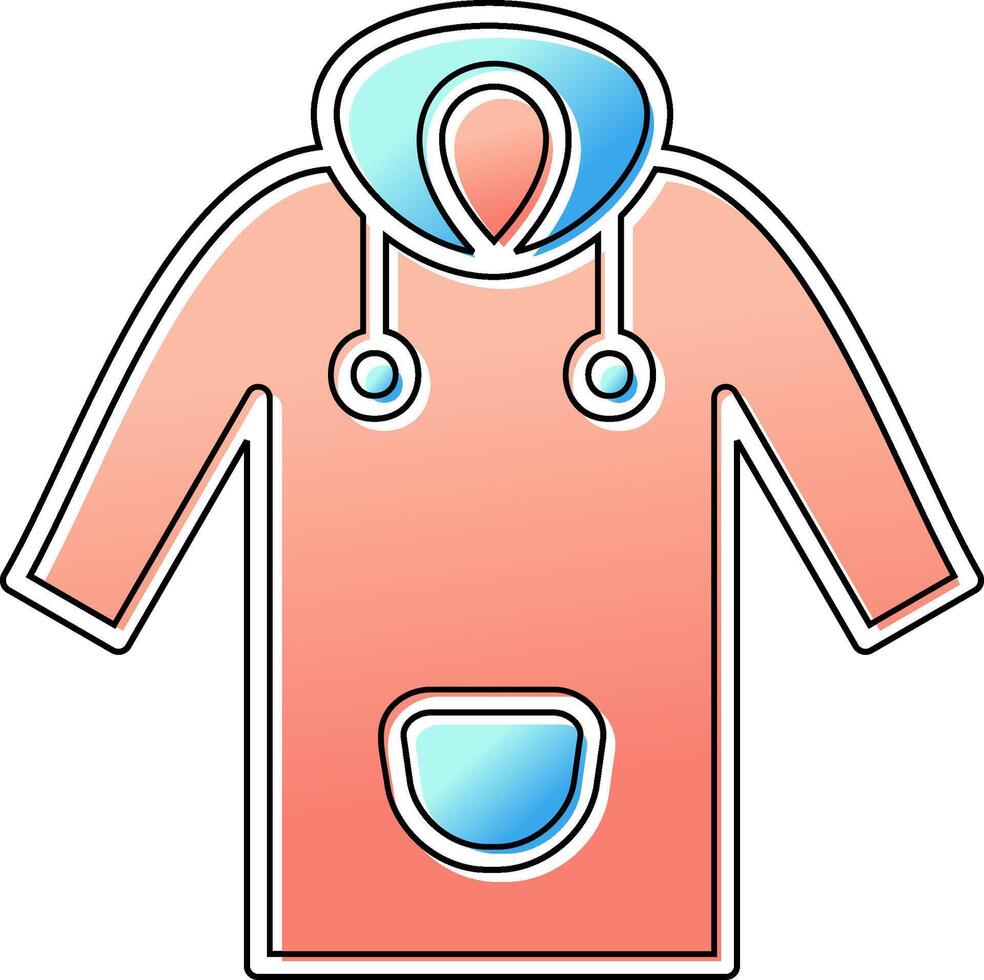 Raincoat Vector Icon