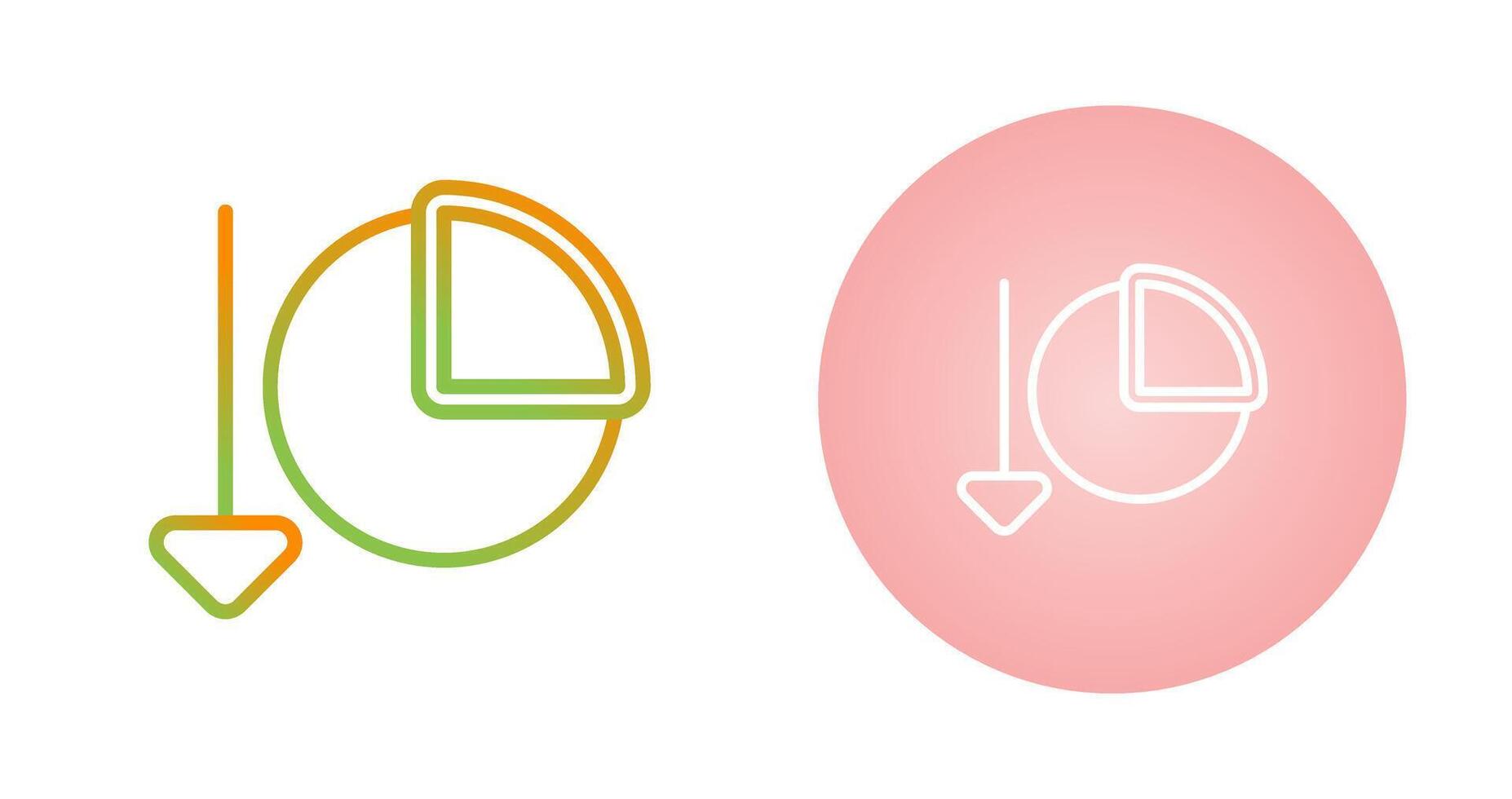 Chart Decreasing Vector Icon