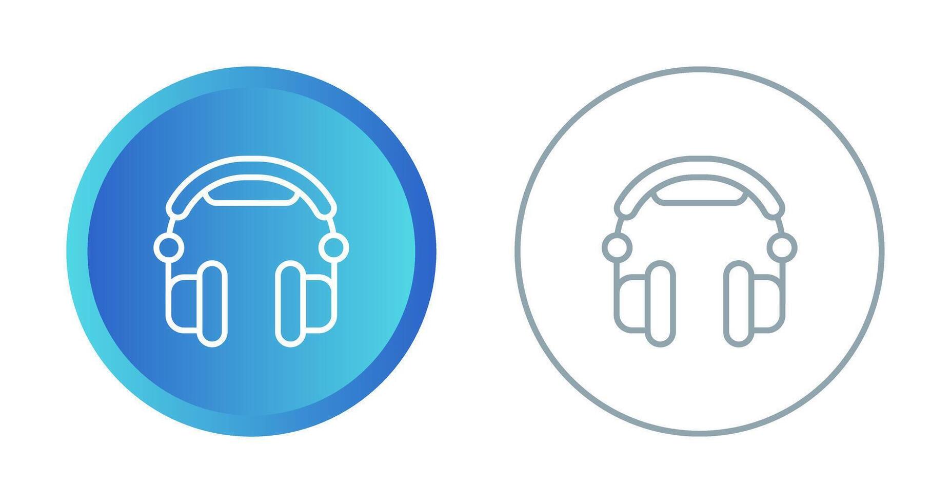 icono de vector de auriculares