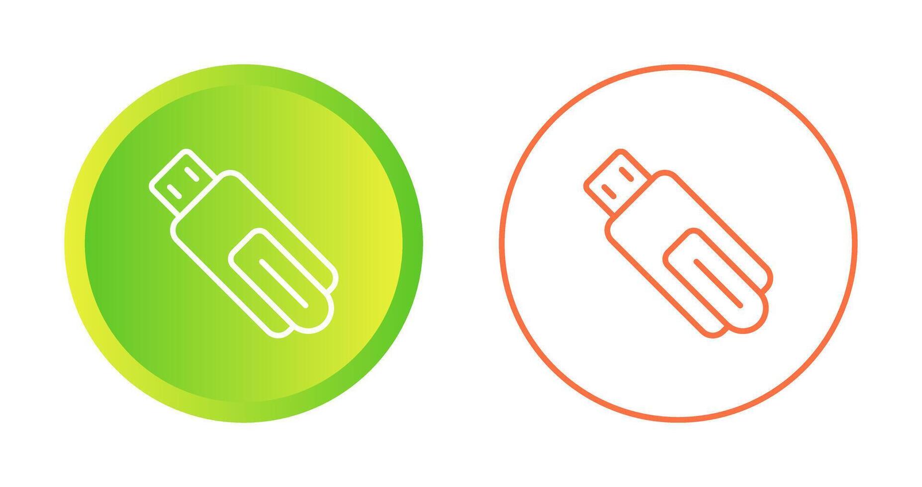 USB Flash Drive Vector Icon