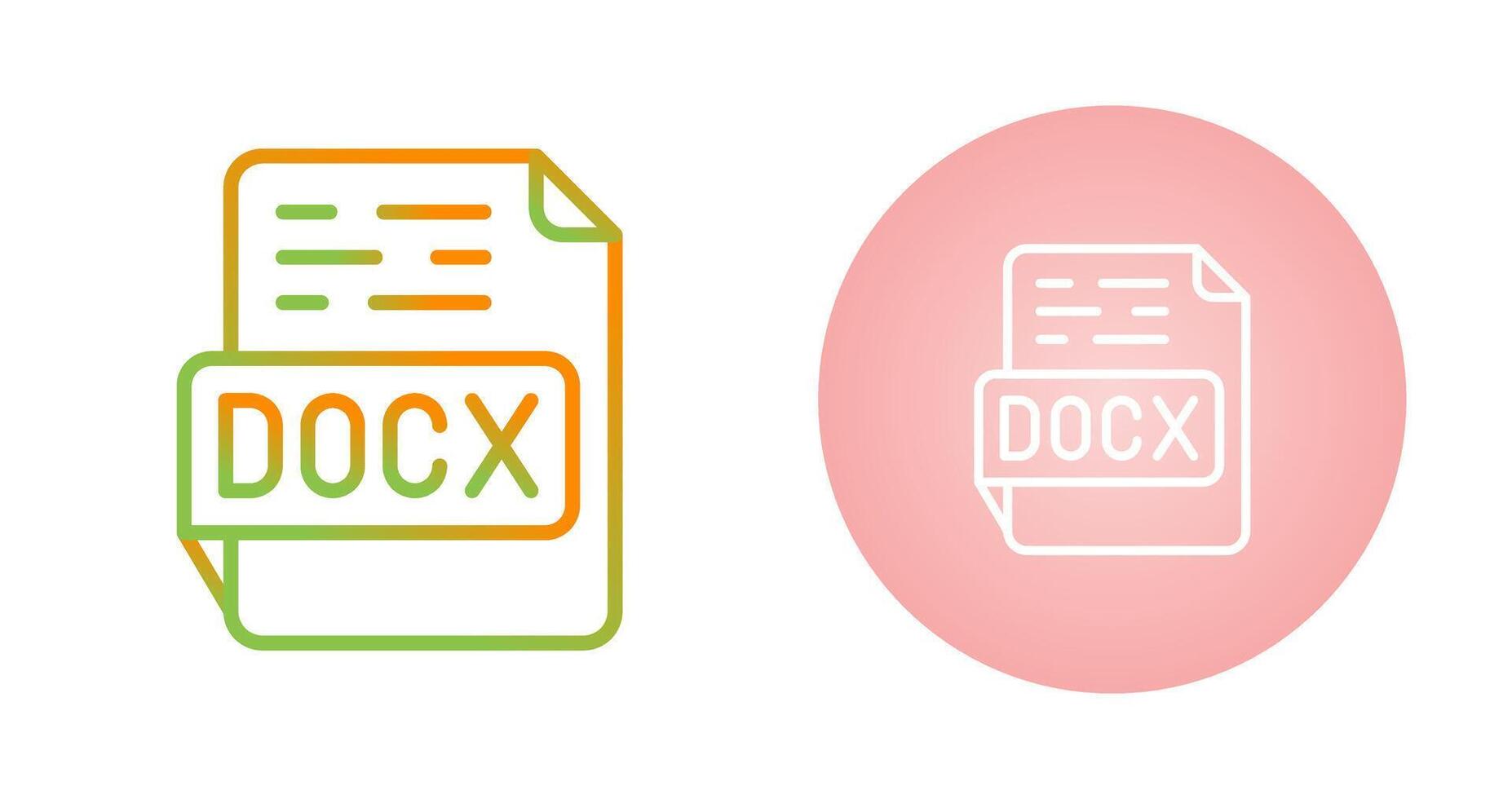 DOCX Vector Icon