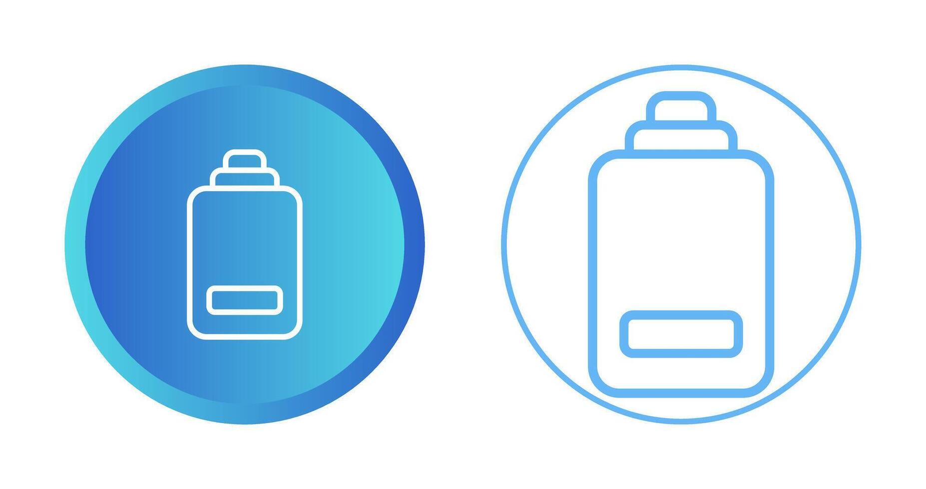 Low Battery Vector Icon