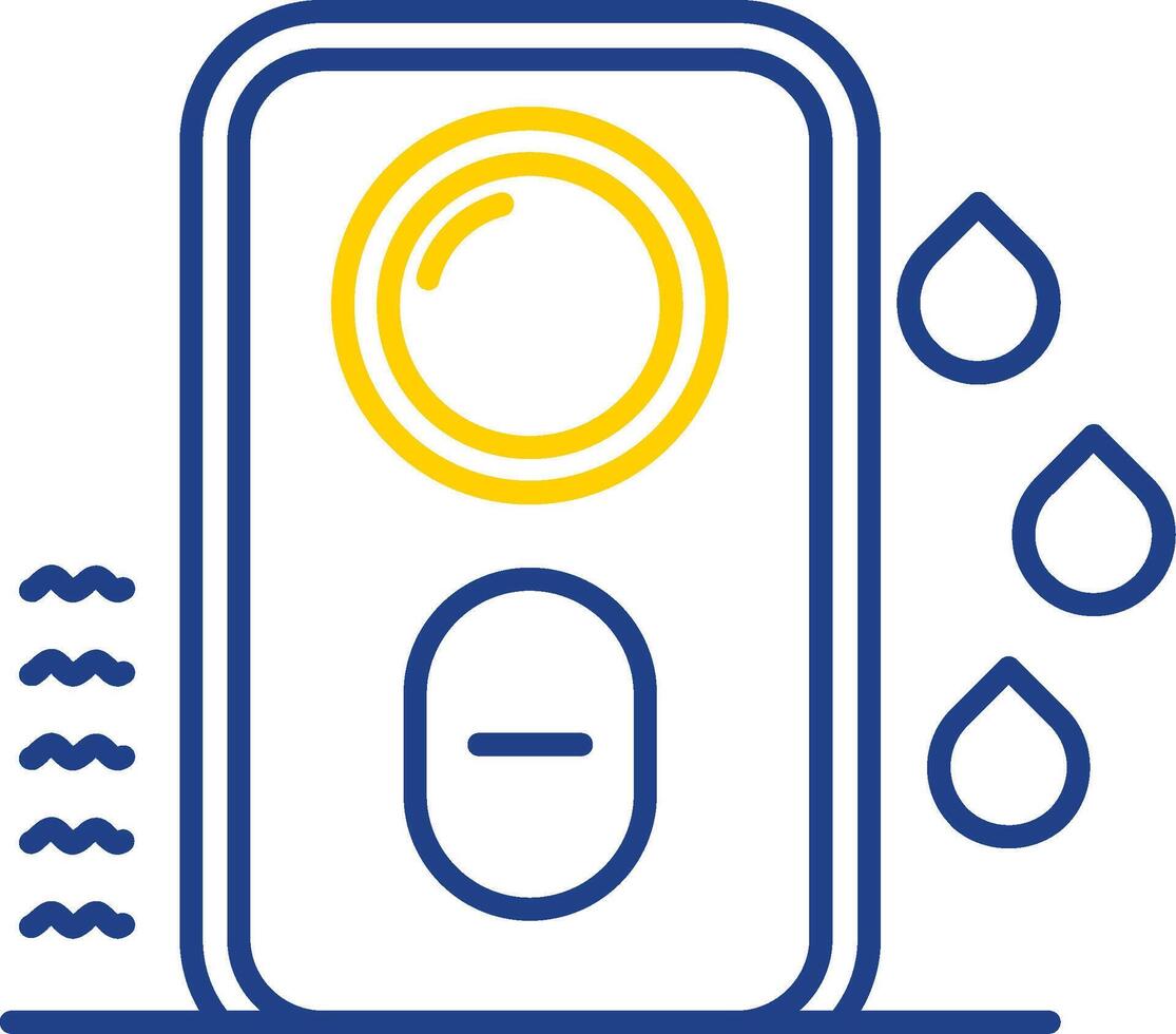 Humidifier Line Two Color  Icon vector