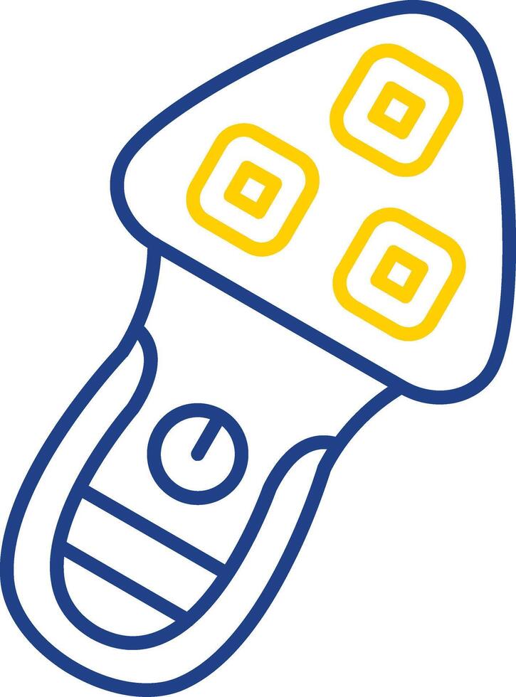 Shaver Line Two Color  Icon vector