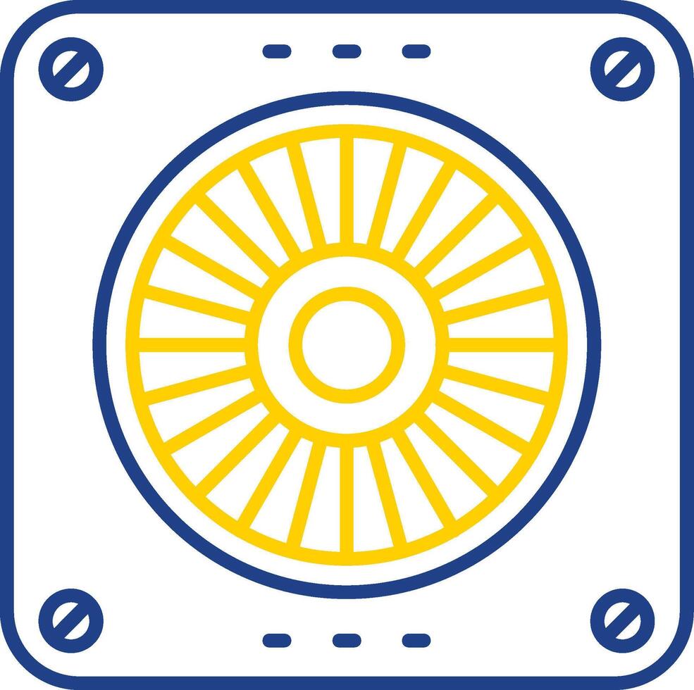 Extractor Line Two Color Icon vector