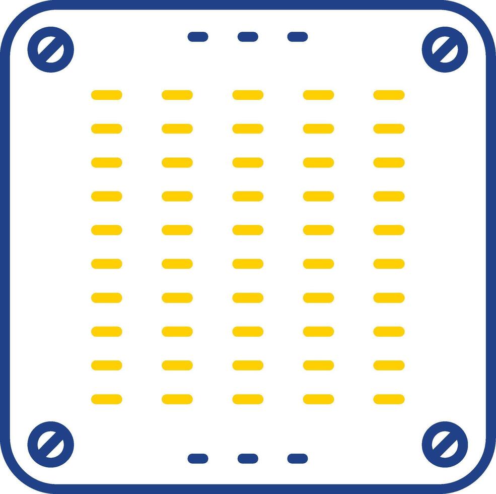 Air conditioner Line Two Color Icon vector