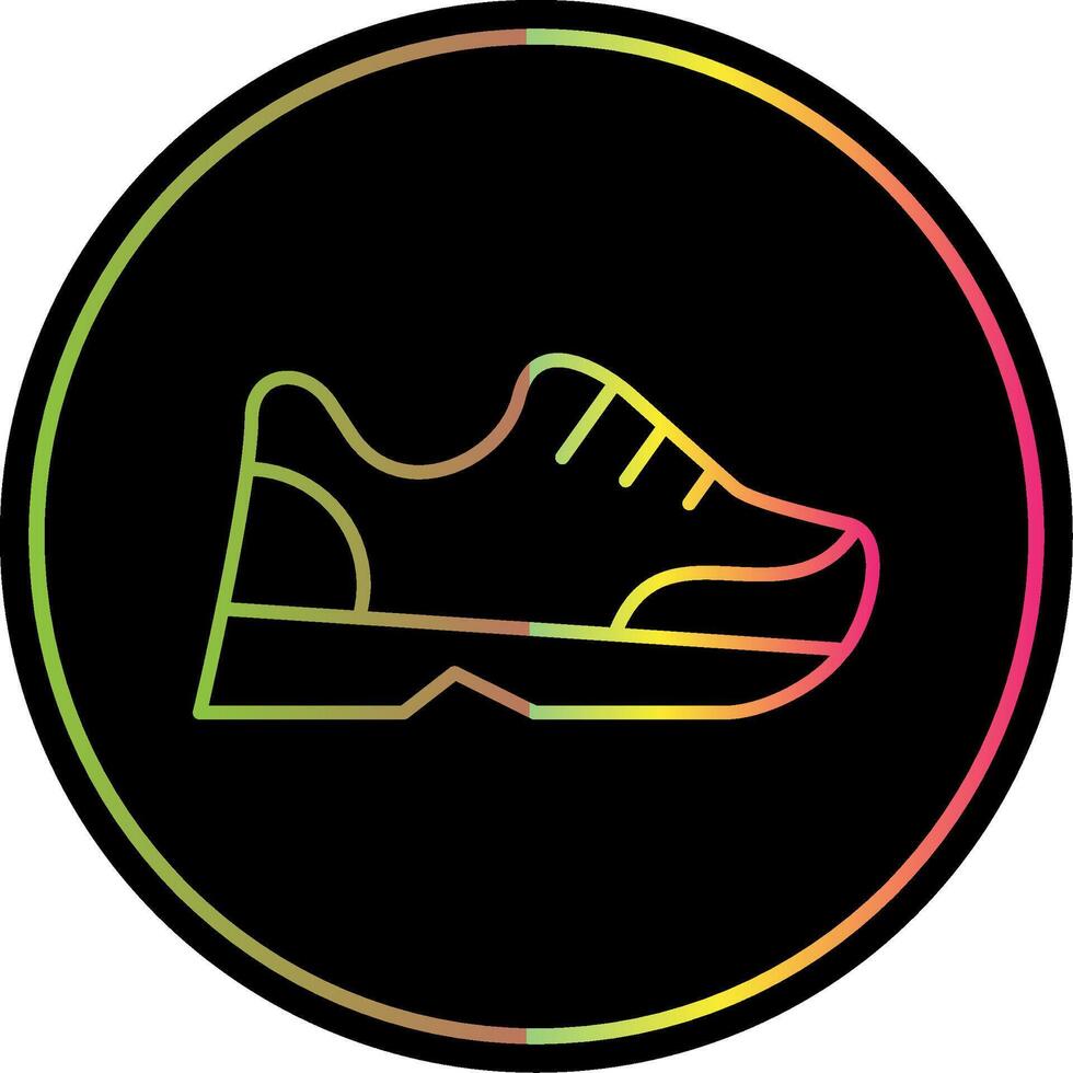 Joggers Line Gradient Due Color Icon vector