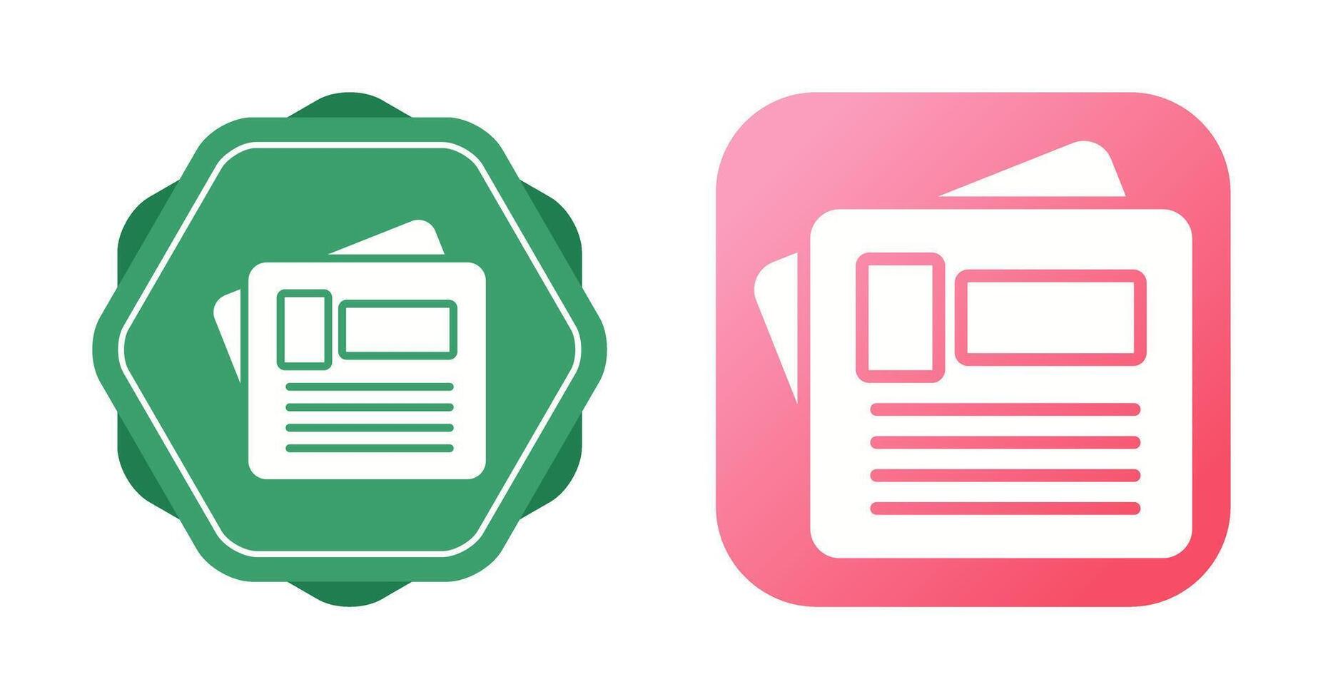 Newspaper Vector Icon