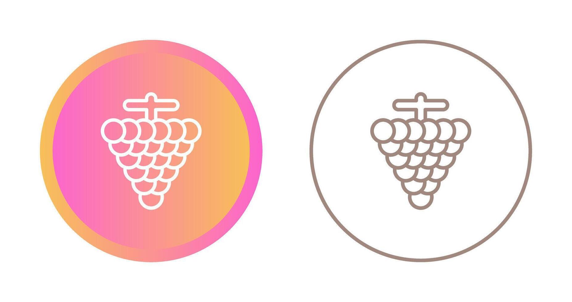 Grapes Vector Icon