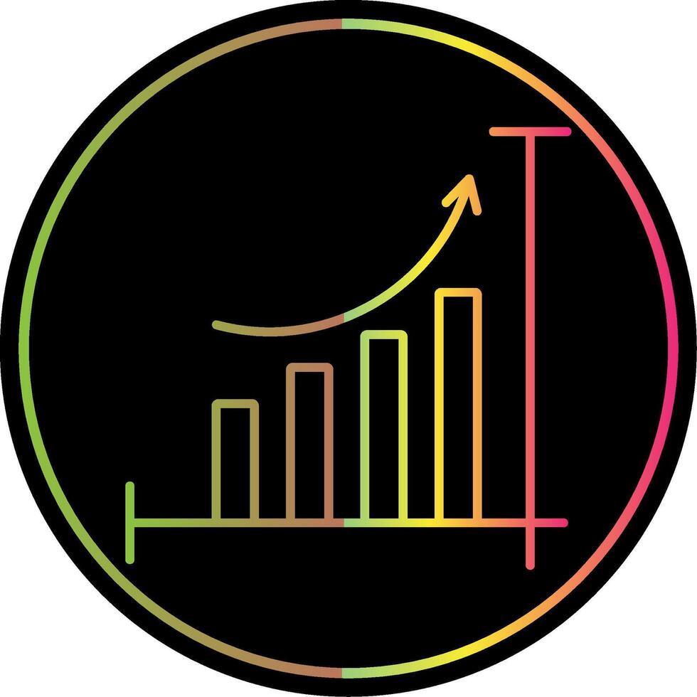 Bar Chart Line Red Circle Icon 39262889 Vector Art at Vecteezy