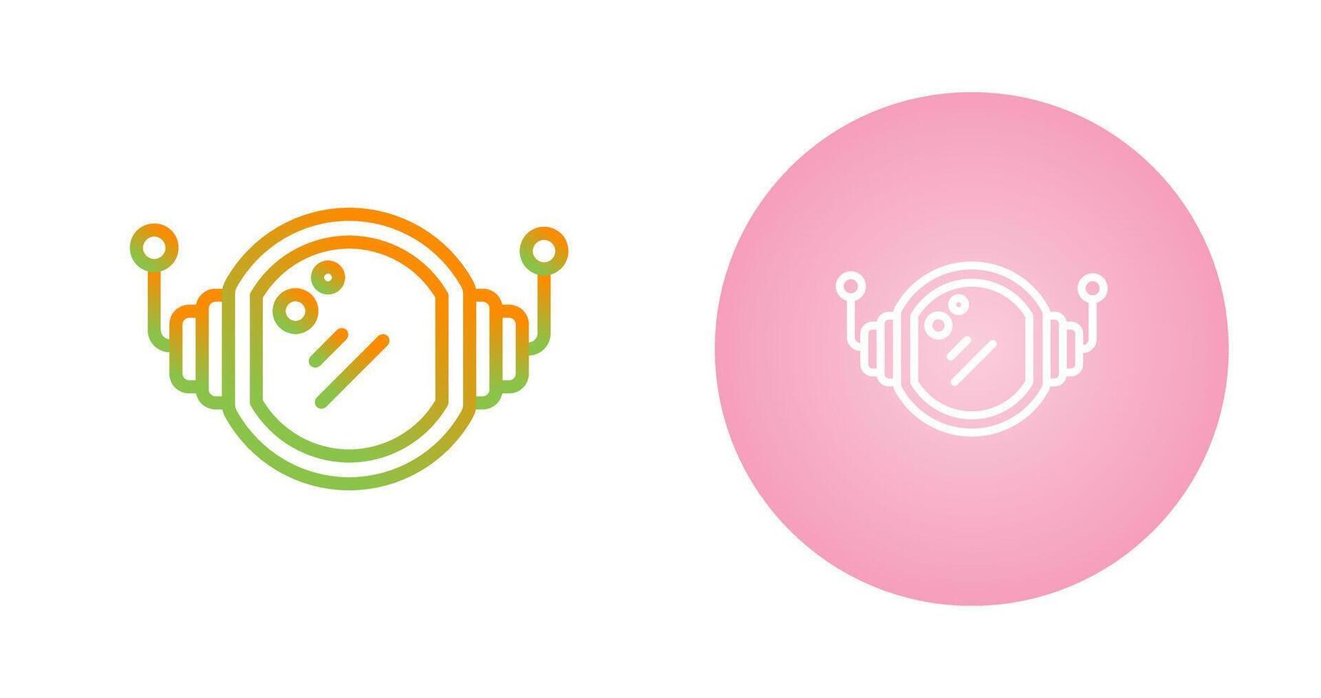 Astronaut Helmet Vector Icon