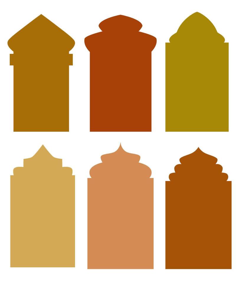 Set of Islamic Shape vector