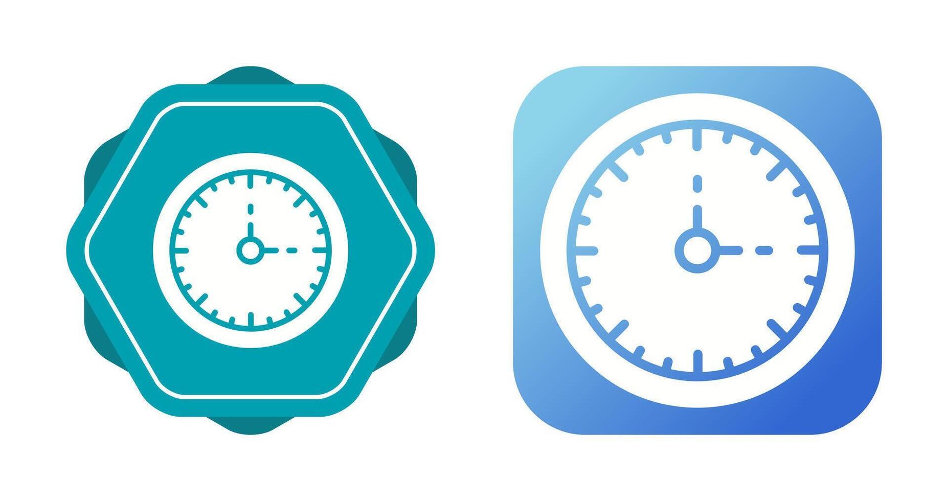 Clock Three Vector Icon
