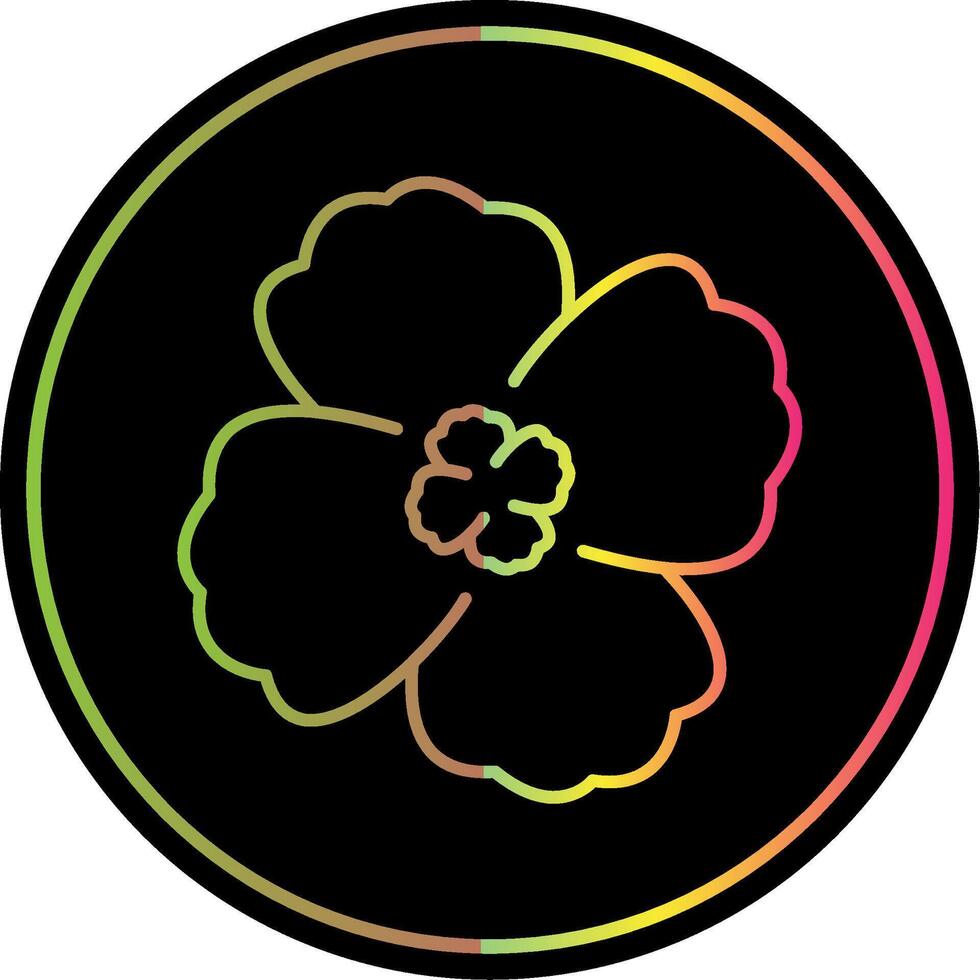 Violet Line Gradient Due Color Icon vector