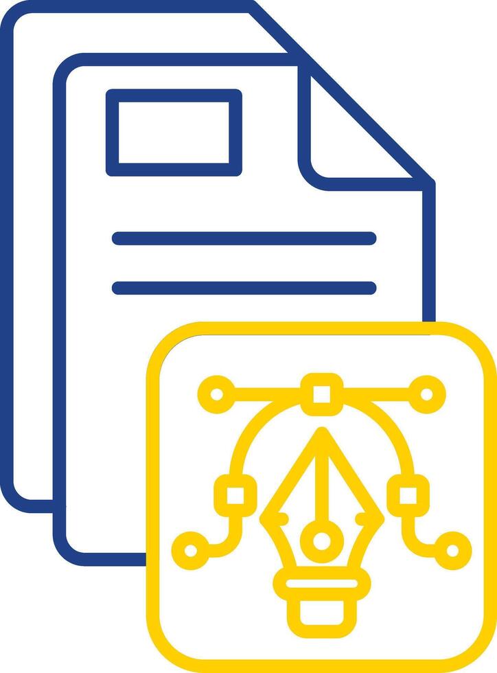 Vector Line Two Color Icon