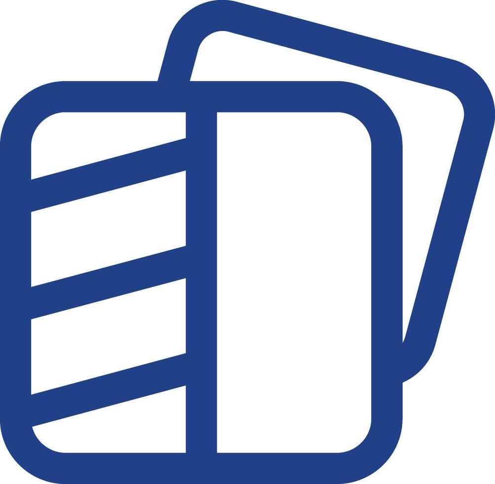 Transparent Line Two Color Icon vector
