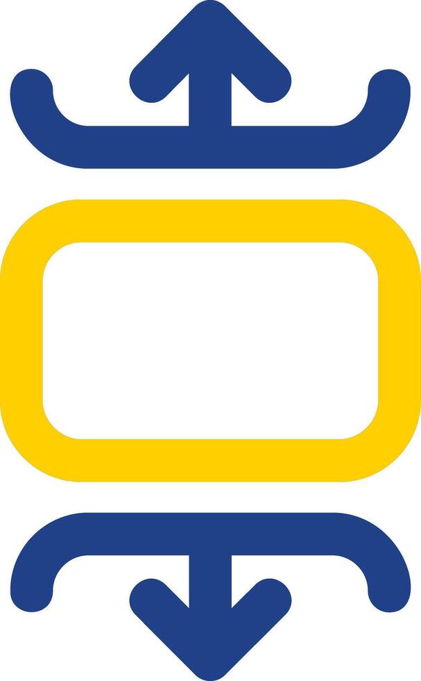 Carousel vertical Line Two Color  Icon vector