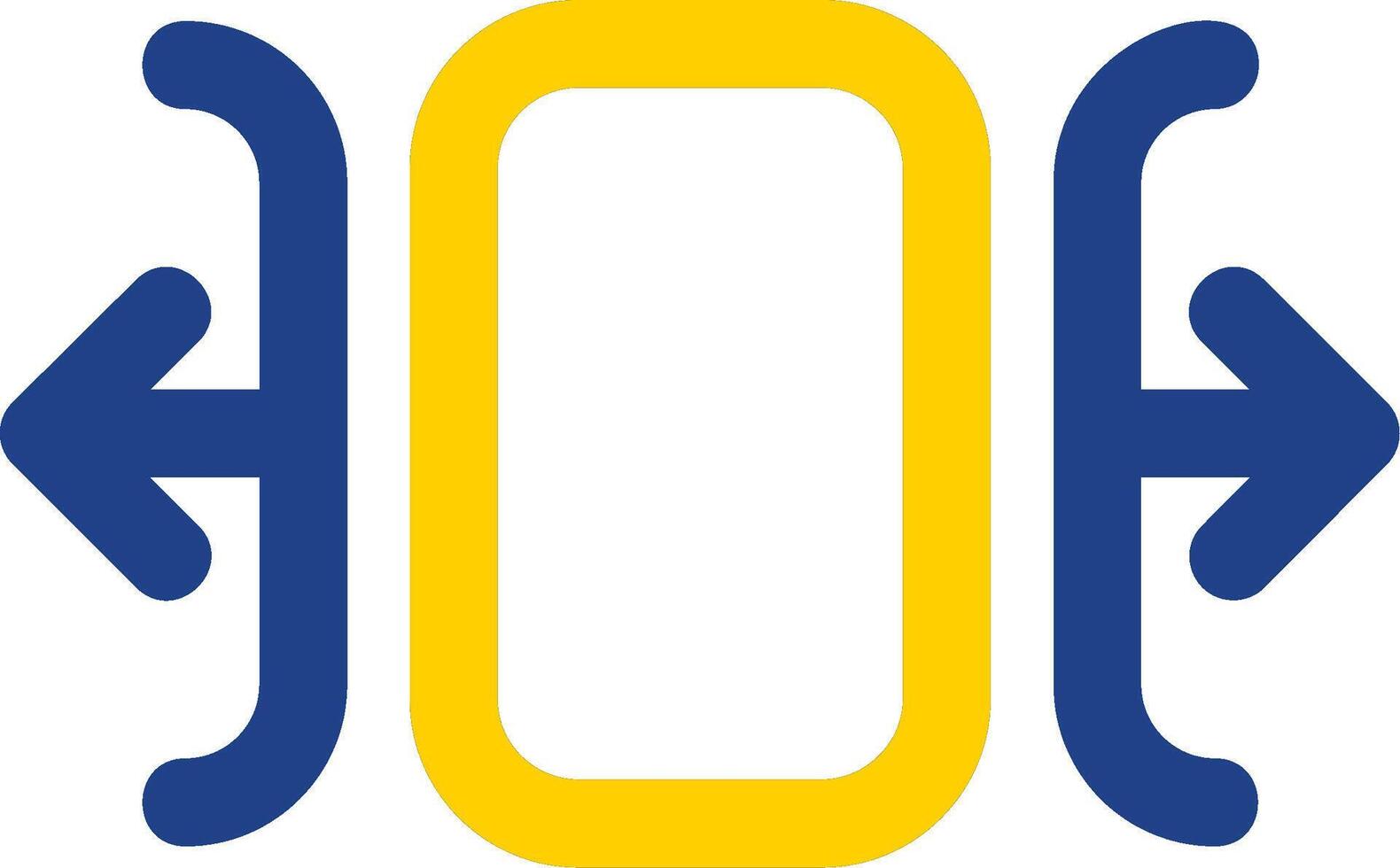 Carousel horizontal Line Two Color Icon vector