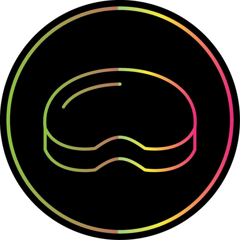 Steak Line Gradient Due Color Icon vector