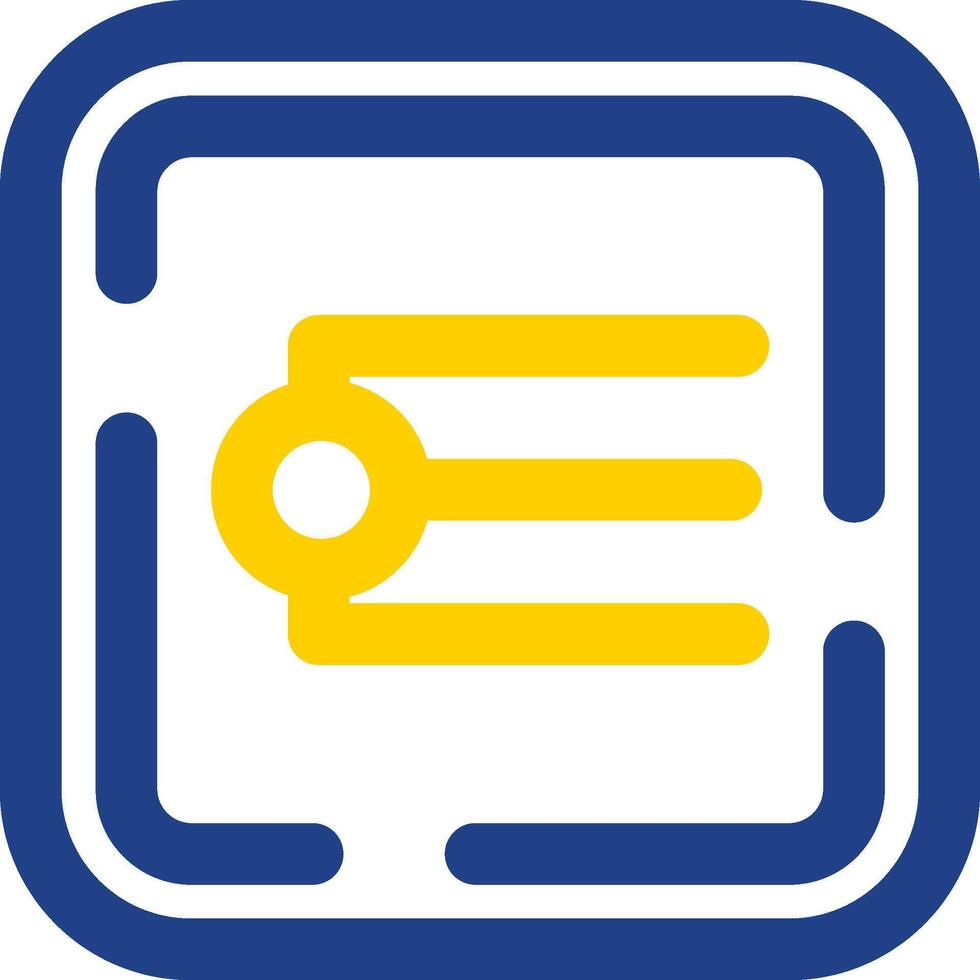 Endpoint Line Two Color Icon vector