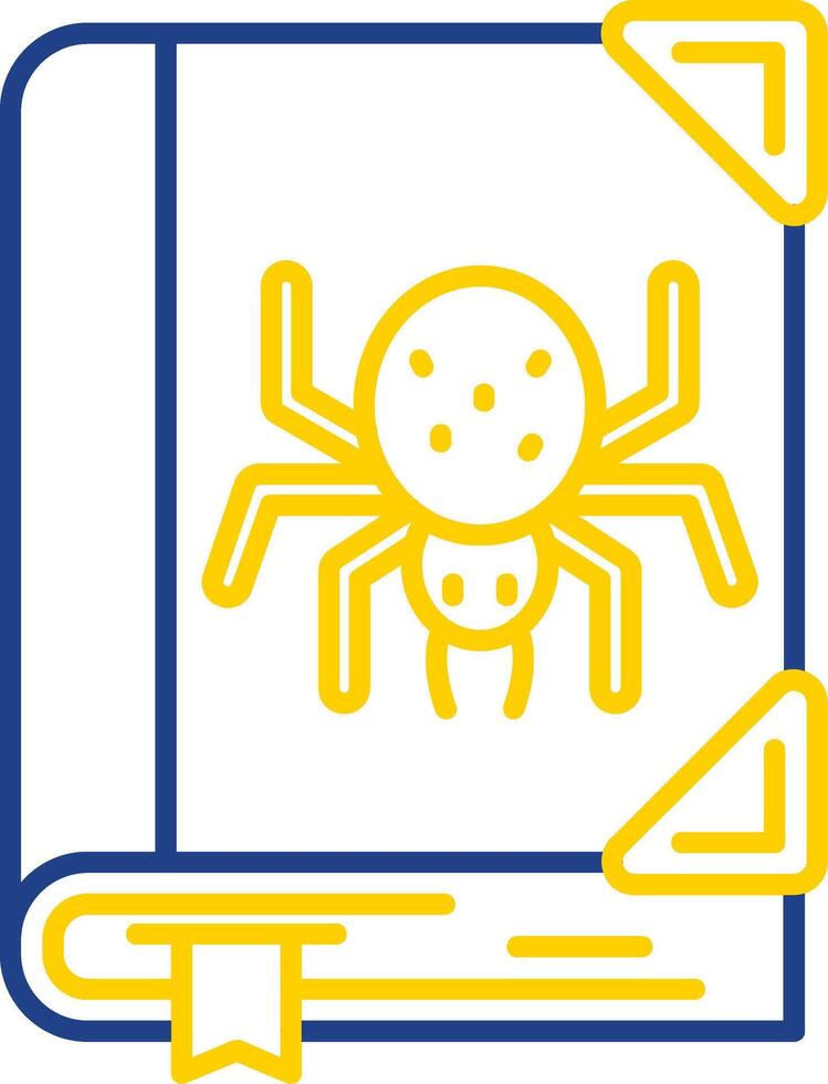 Horror Line Two Color  Icon vector