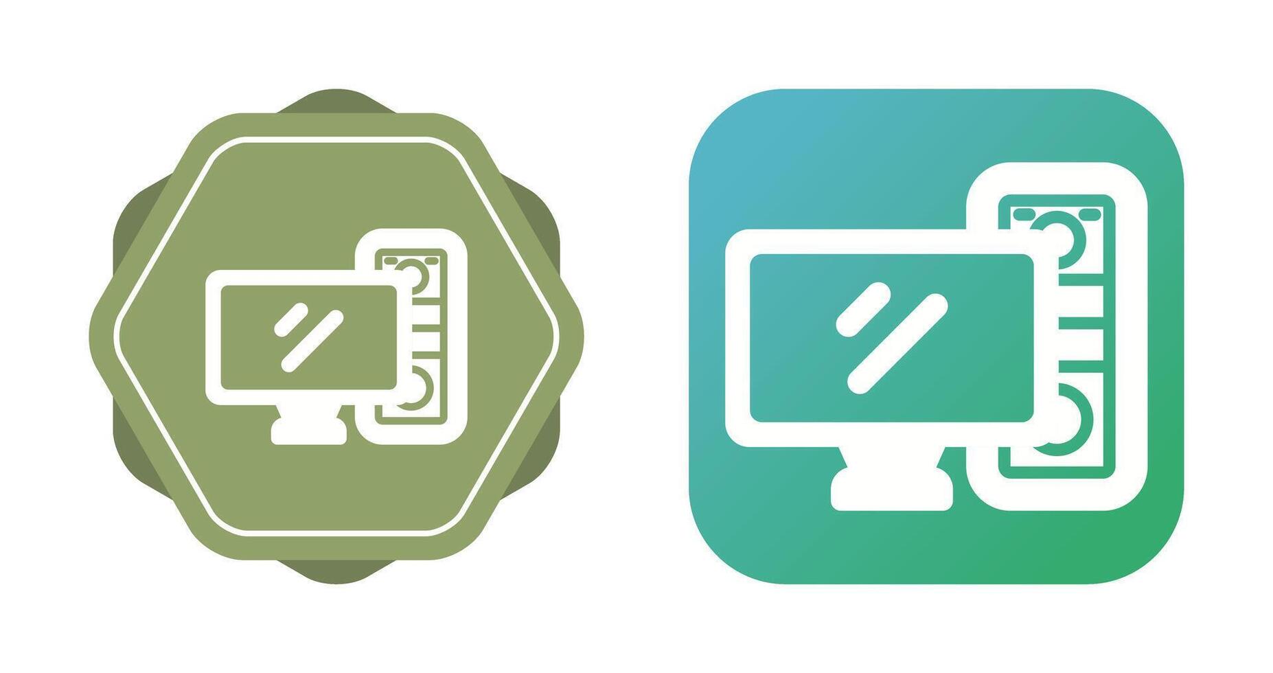 Computer Vector Icon