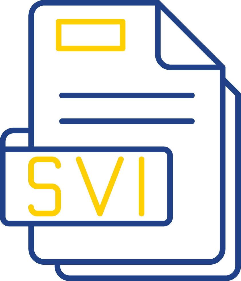 Svi Line Two Color Icon vector