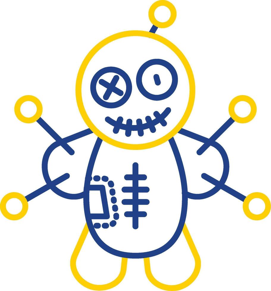 Voodoo Line Two Color Icon vector