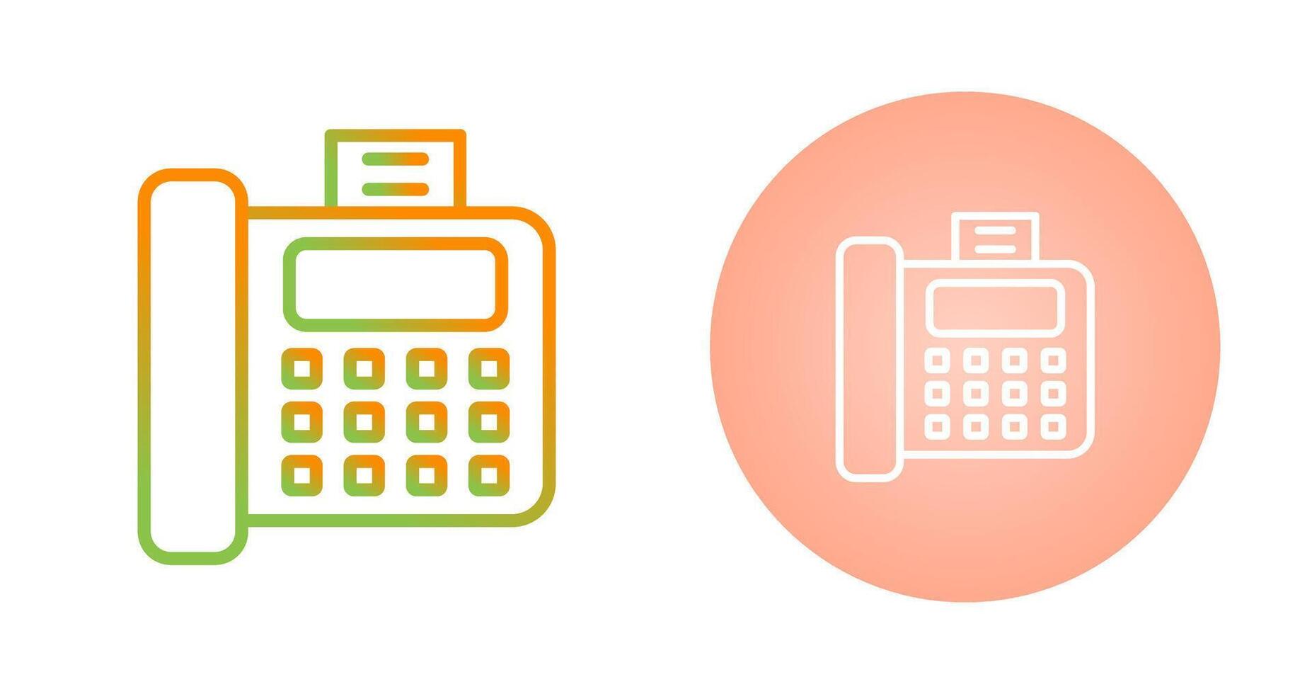 Fax Machine Vector Icon