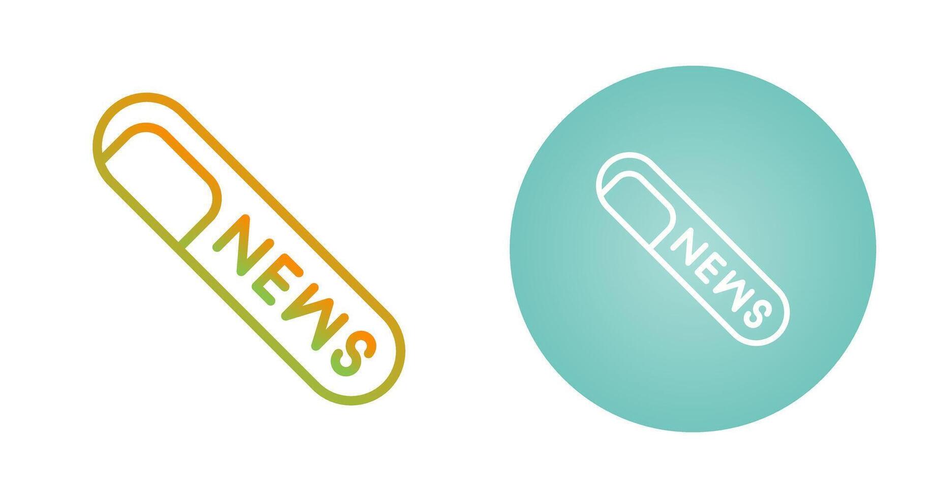 Rolled Up Newspaper Vector Icon