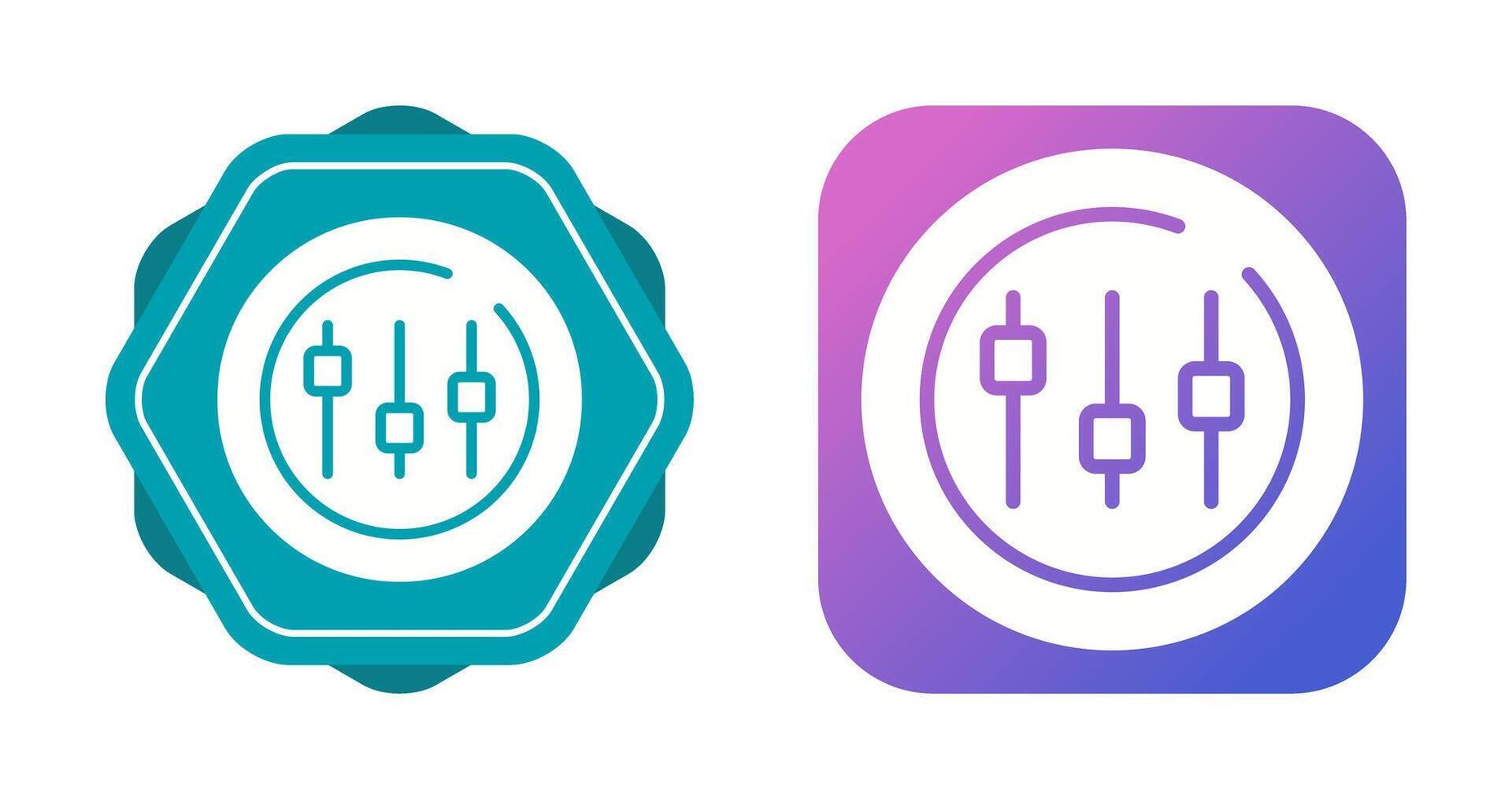 Music Equalizer Circle Vector Icon
