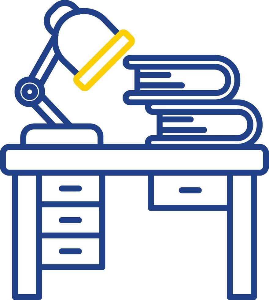 Workspace Line Two Color Icon vector