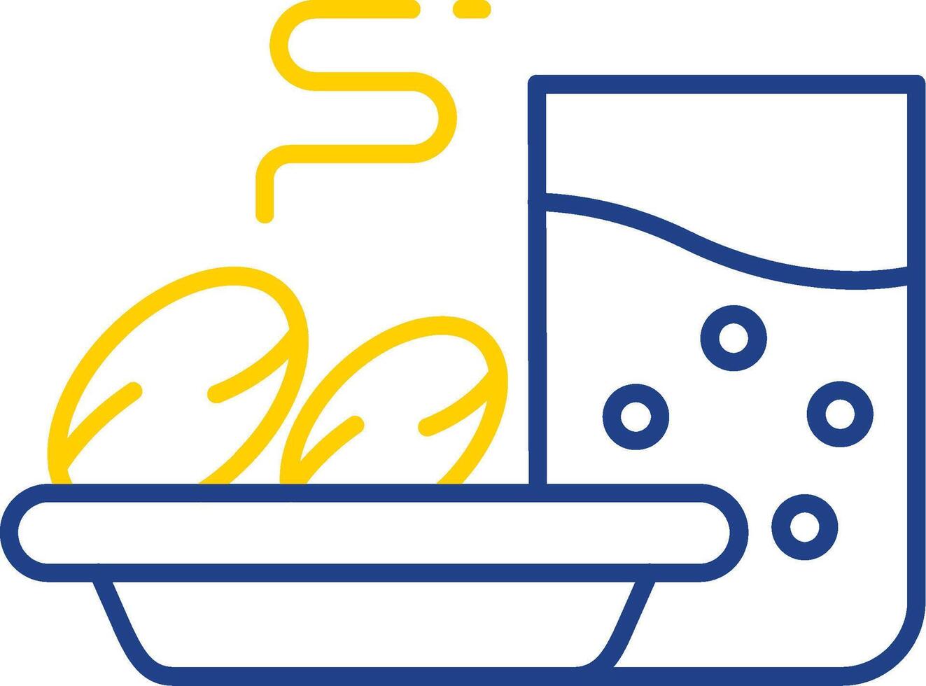 Iftar Line Two Color Icon vector