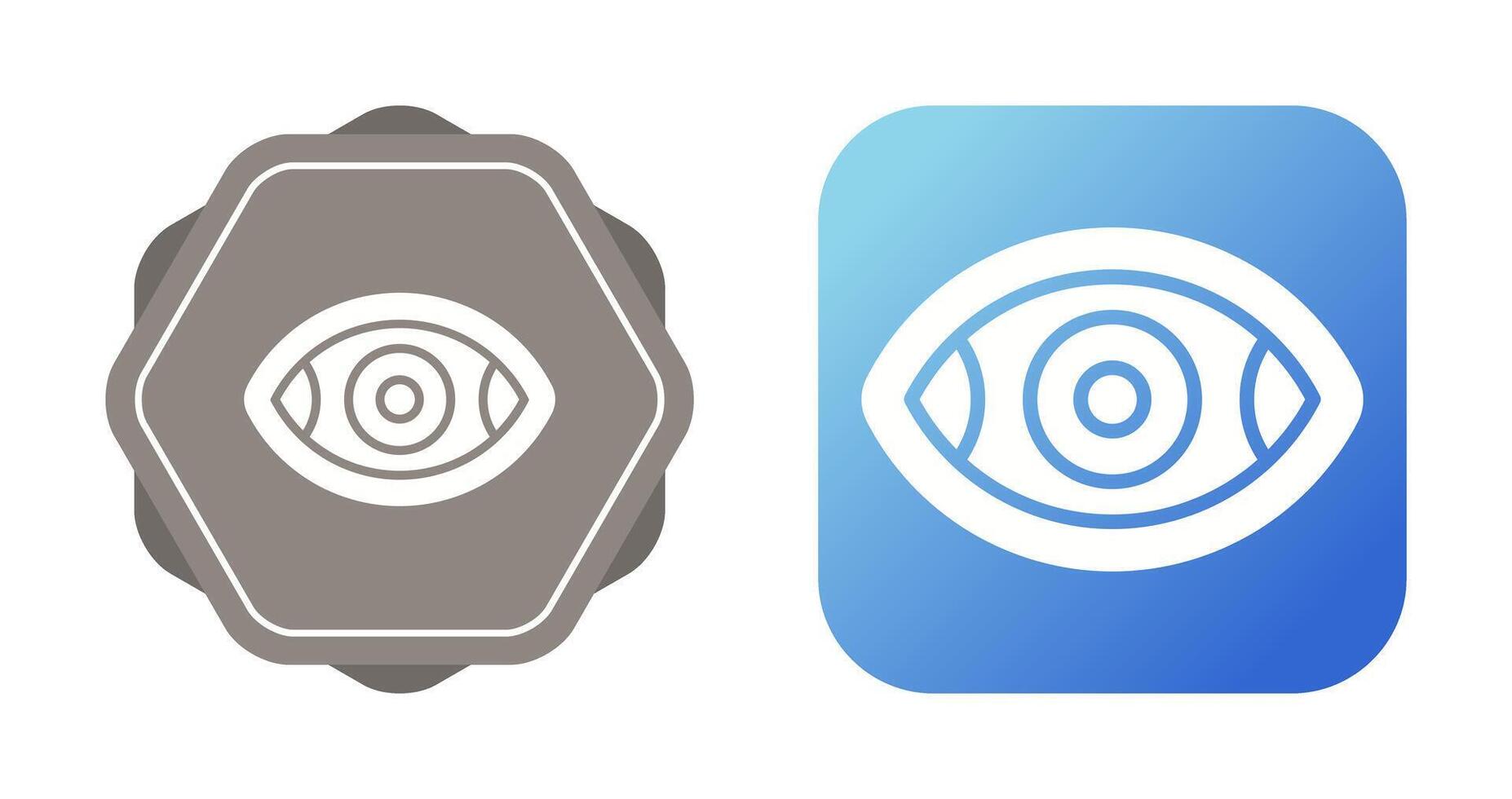 icono de vector de ojo