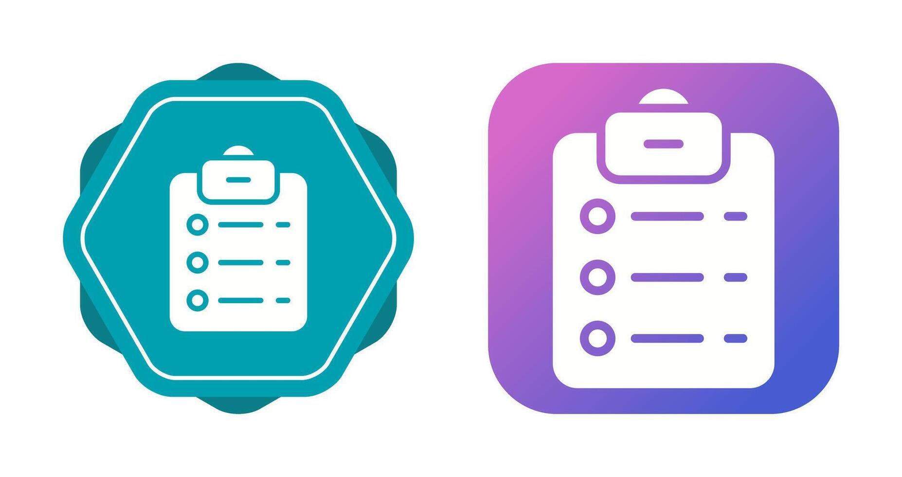 List Check Vector Icon