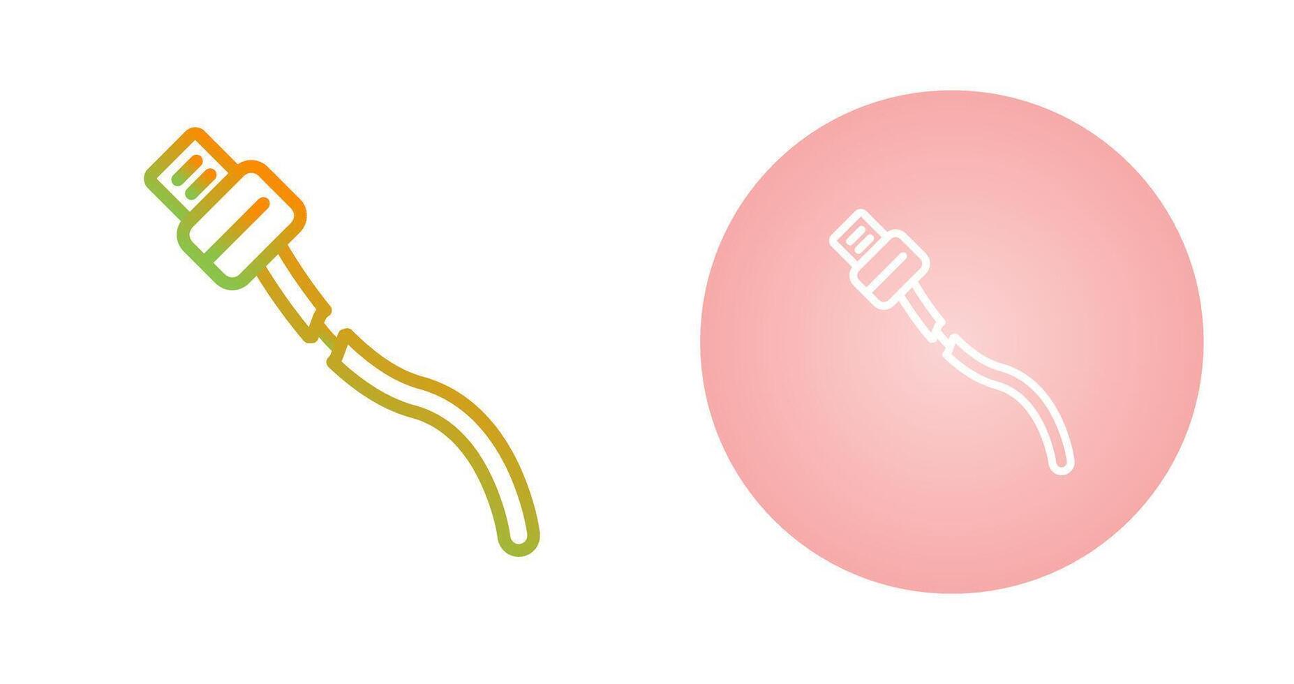 Broken Cable Vector Icon