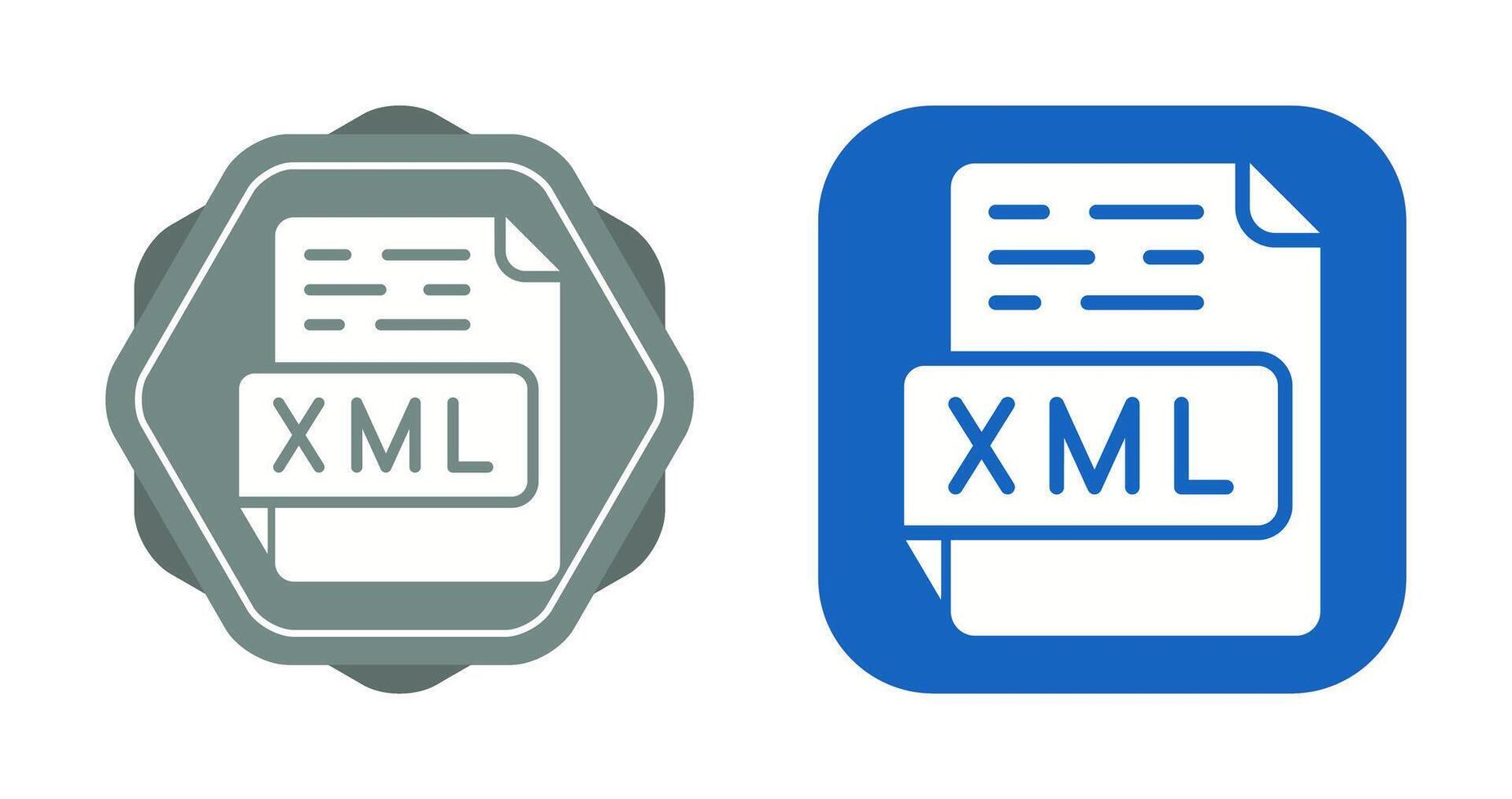 XML Vector Icon