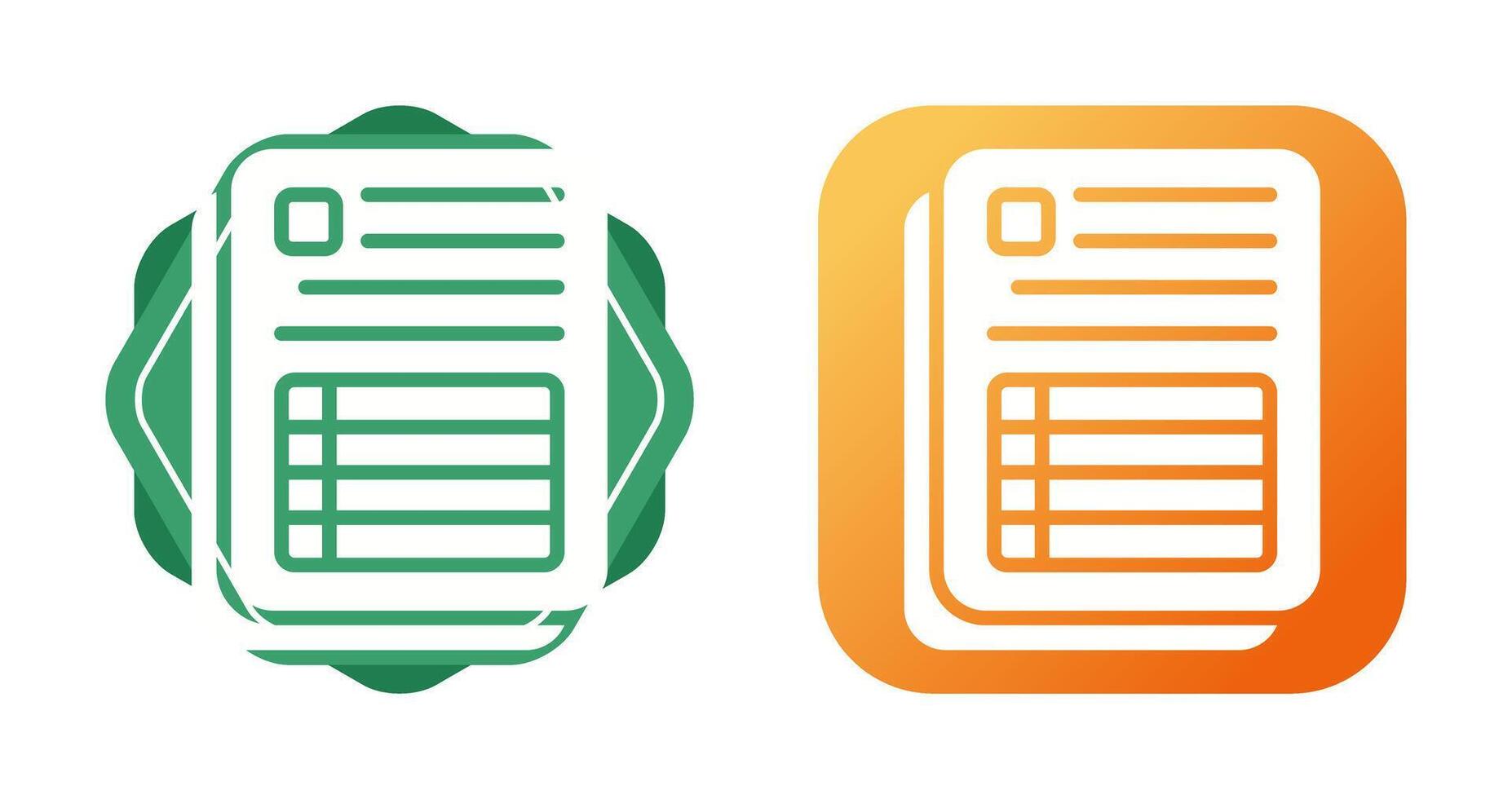 Spreadsheet Vector Icon