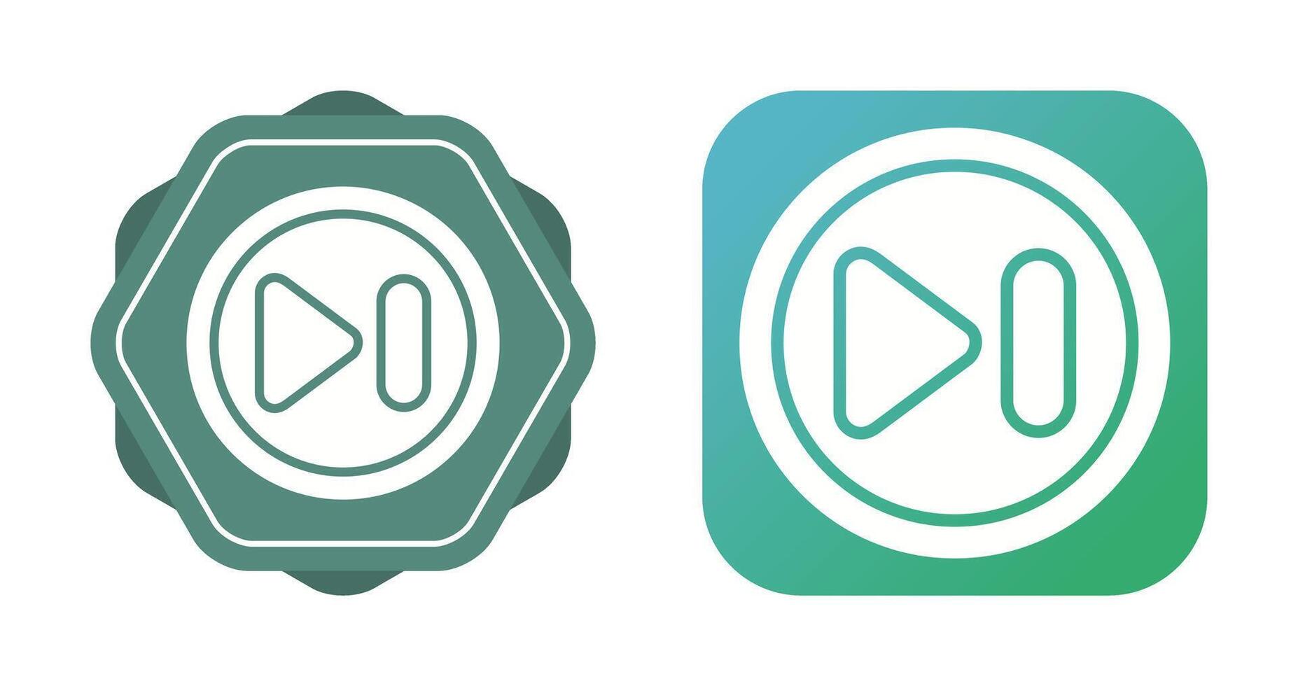 Next Track Button Vector Icon