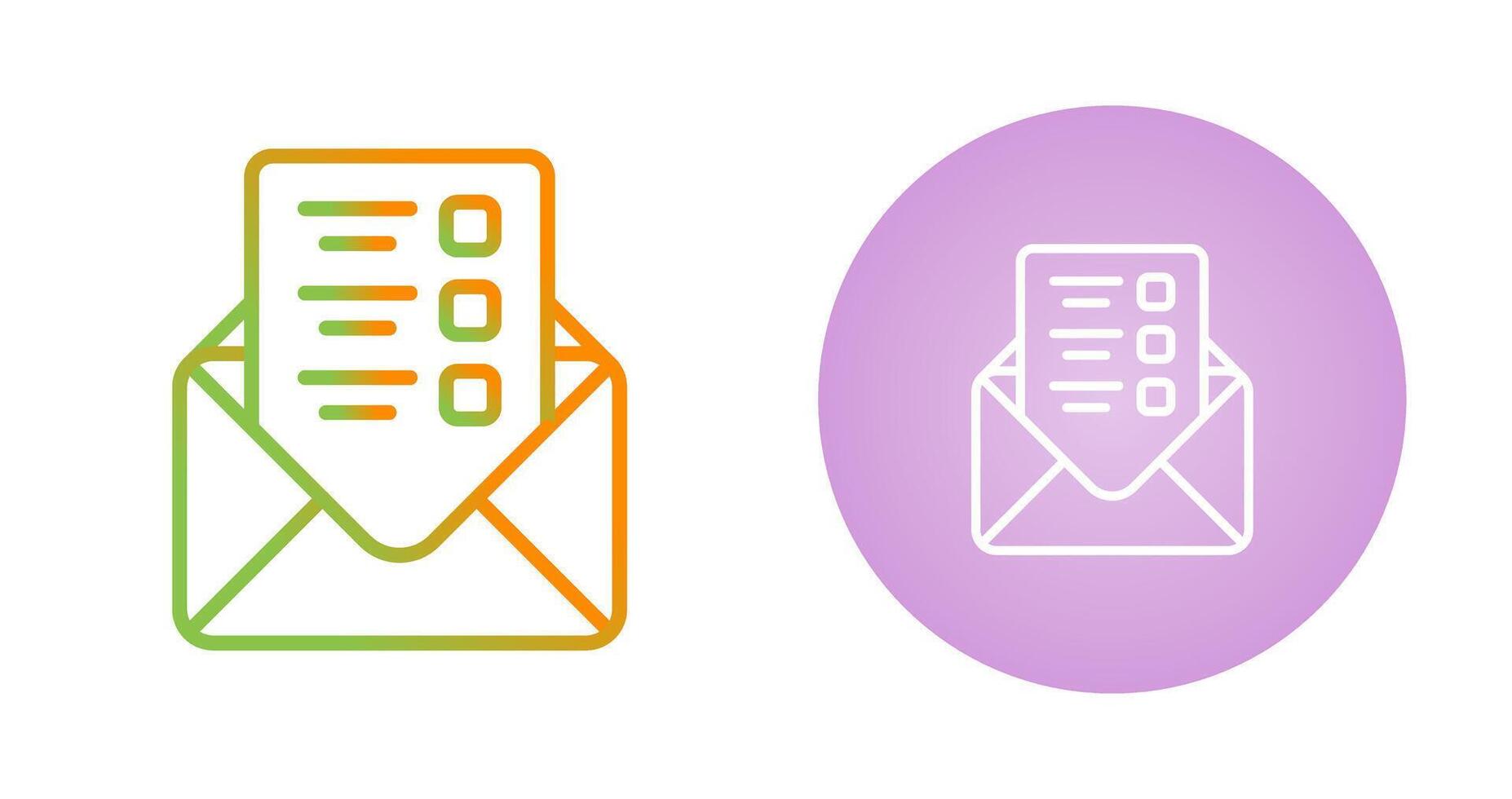 Mailing Lists Vector Icon