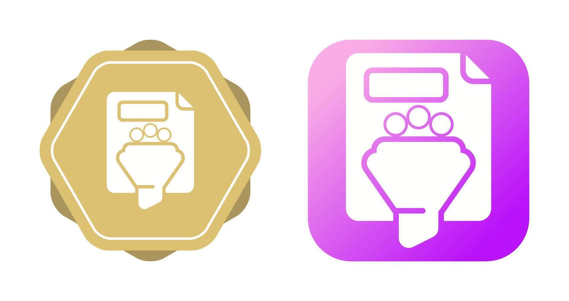 Filtering Vector Icon