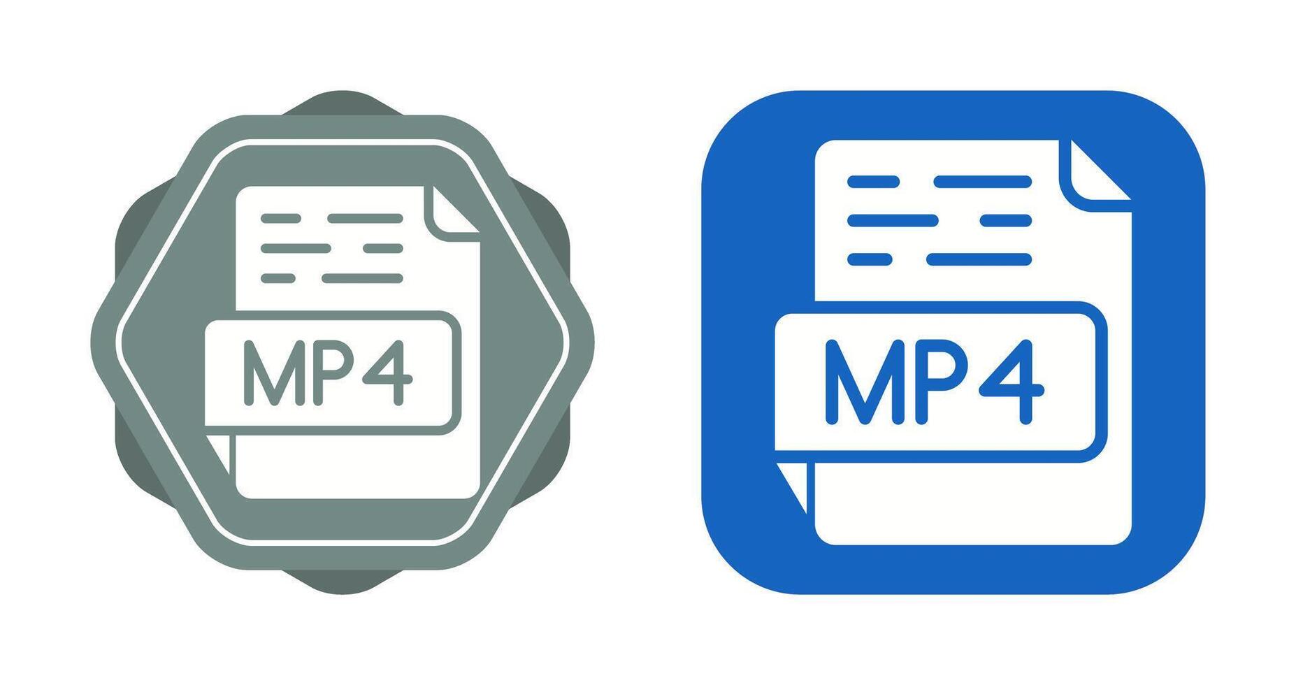MP4 Vector Icon