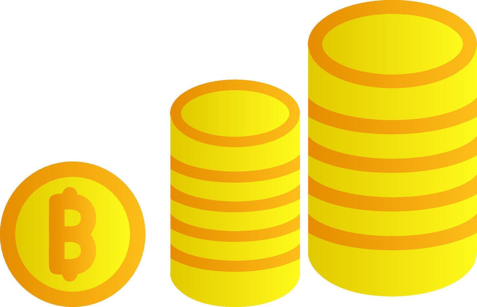 Bitcoins Vector Icon