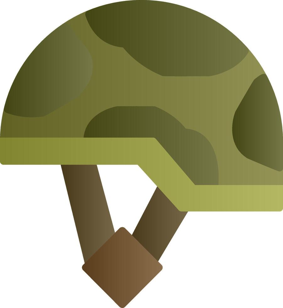 militar casco vector icono