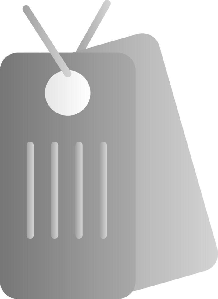 Dog Tag Vector Icon