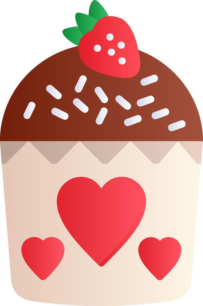 icono de vector de muffin